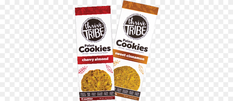 Thrive Tribe Cookies Thrive Tribe, Advertisement, Food, Poster Png Image