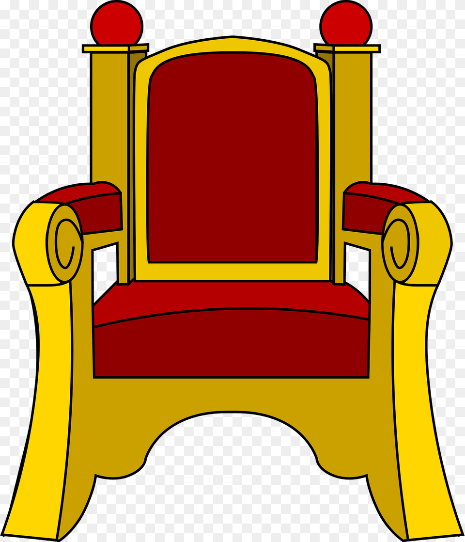 Throne Chair Clipart, Furniture, Dynamite, Weapon, Armchair Png Image