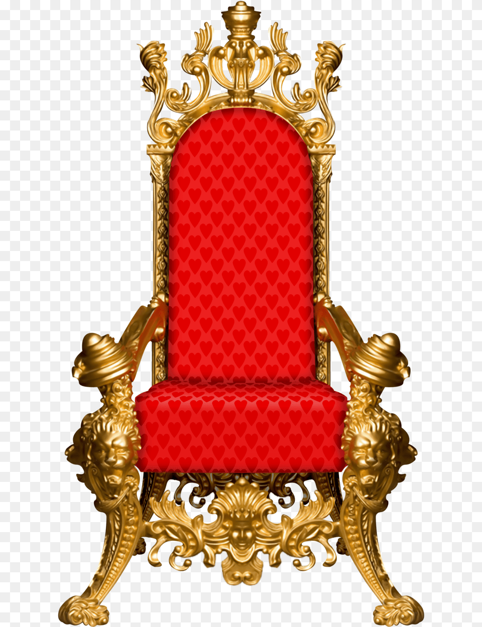 Throne Picture Chair Frame Red Download Image Transparent Background Throne, Furniture, Face, Head, Person Free Png