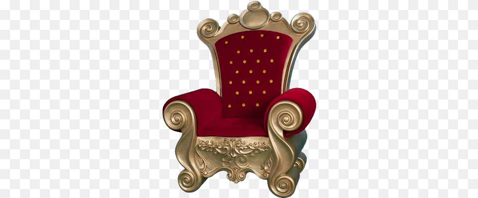Throne Image Tron Santa Klausa, Furniture, Chair, Accessories, Jewelry Free Transparent Png