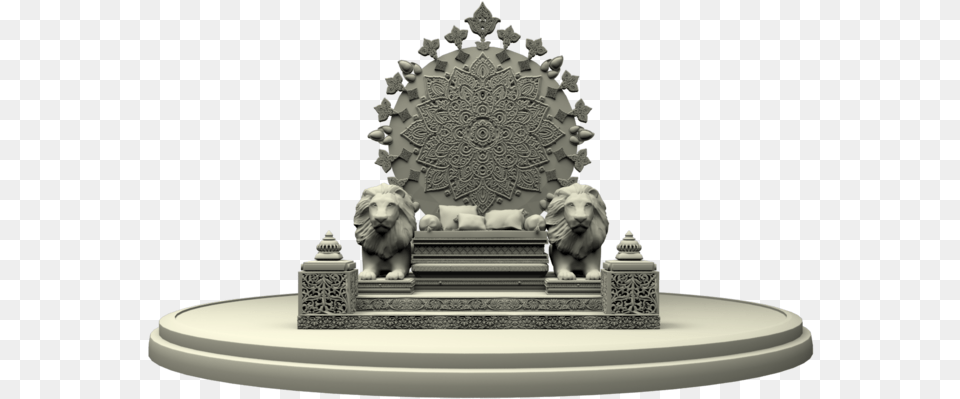 Throne V001, Furniture, Animal, Lion, Mammal Free Transparent Png