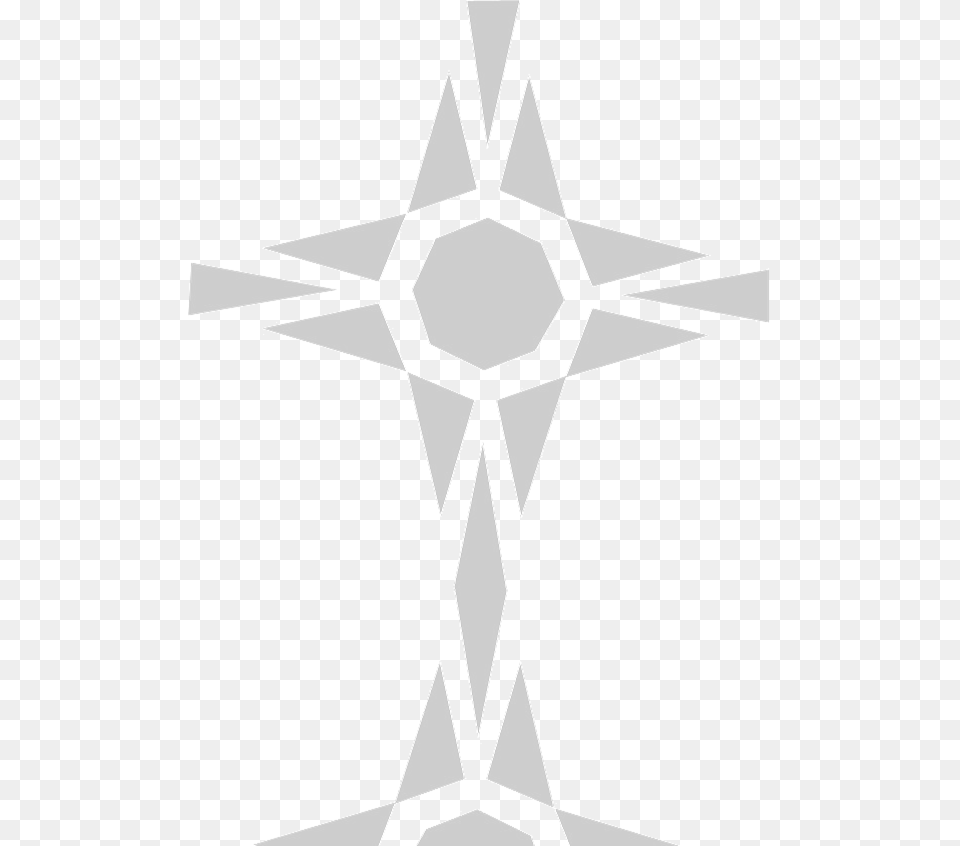 Through A Partnership With The Omega Baptist Church Illustration, Star Symbol, Symbol, Cross Free Png