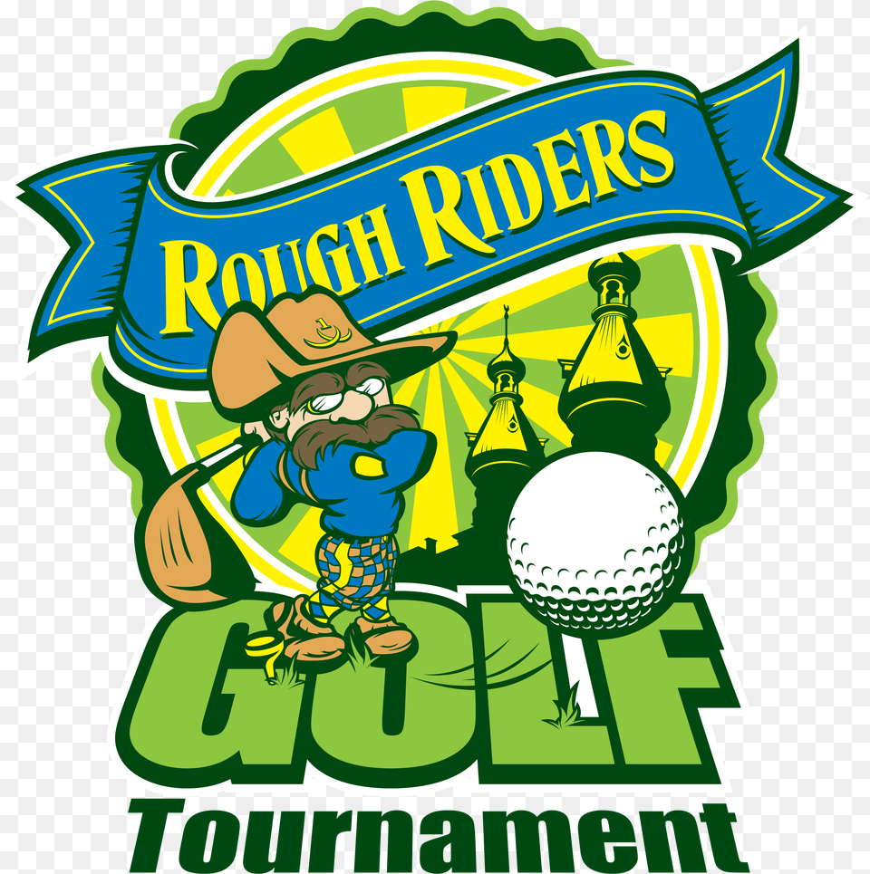 Through Your Participation The Rough Riders Will Once Golf, Advertisement, Poster, Baby, Person Free Png Download