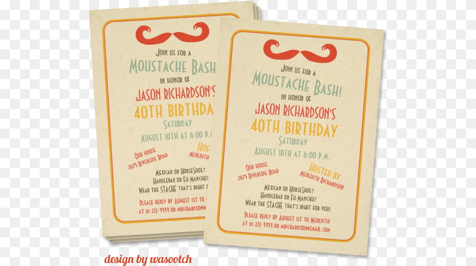 Throw A Mustache Bash This Post Features Some Cool Calligraphy, Advertisement, Poster, Text, Menu Png