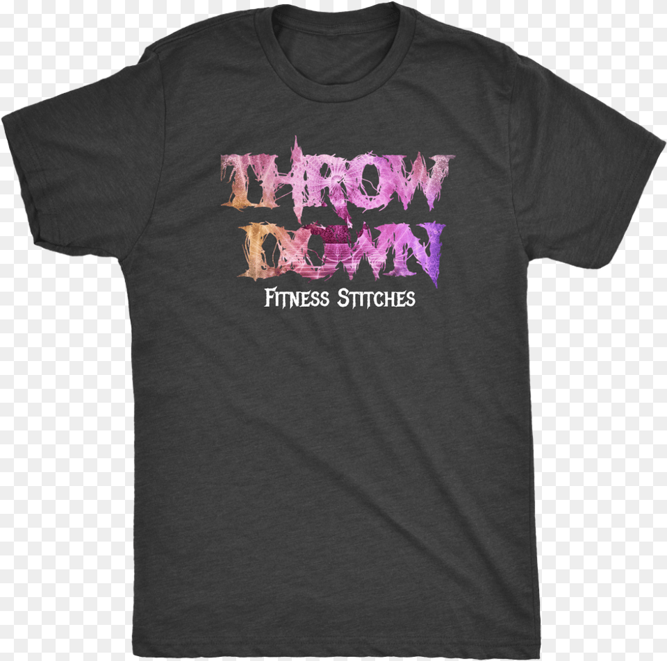 Throw Down Brand Triblend T Shirt Shirt, Clothing, T-shirt Png Image