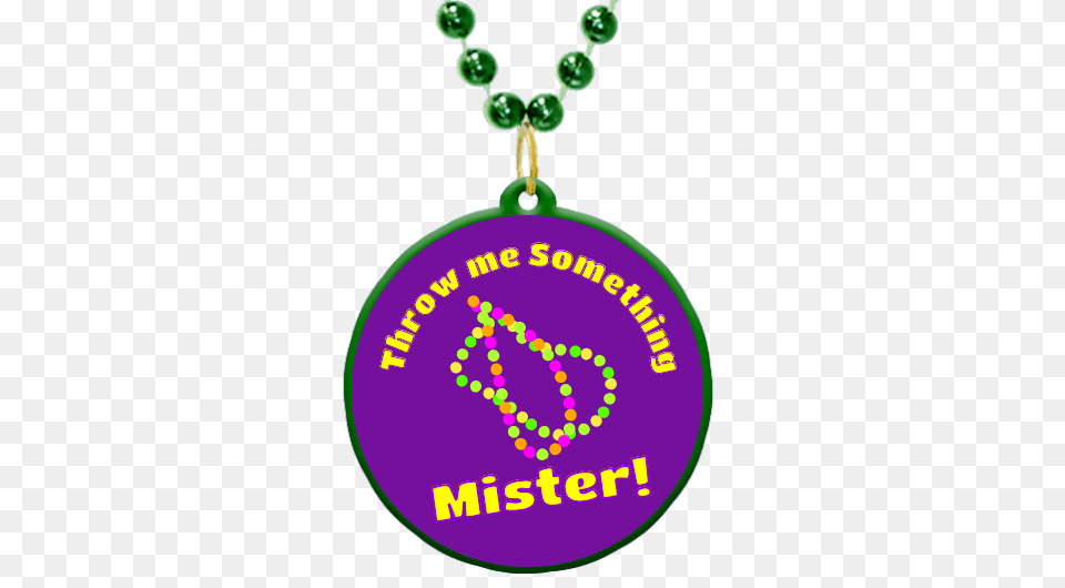 Throw Me Something Mister Theme Custom Mardi Gras Beads, Accessories, Jewelry, Necklace, Bead Free Transparent Png