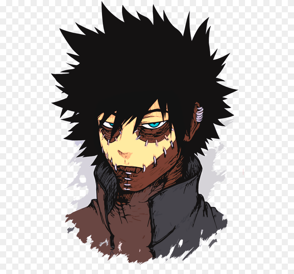 Throw Pillow Anime Drawings Easy Dabi, Publication, Book, Comics, Adult Free Transparent Png