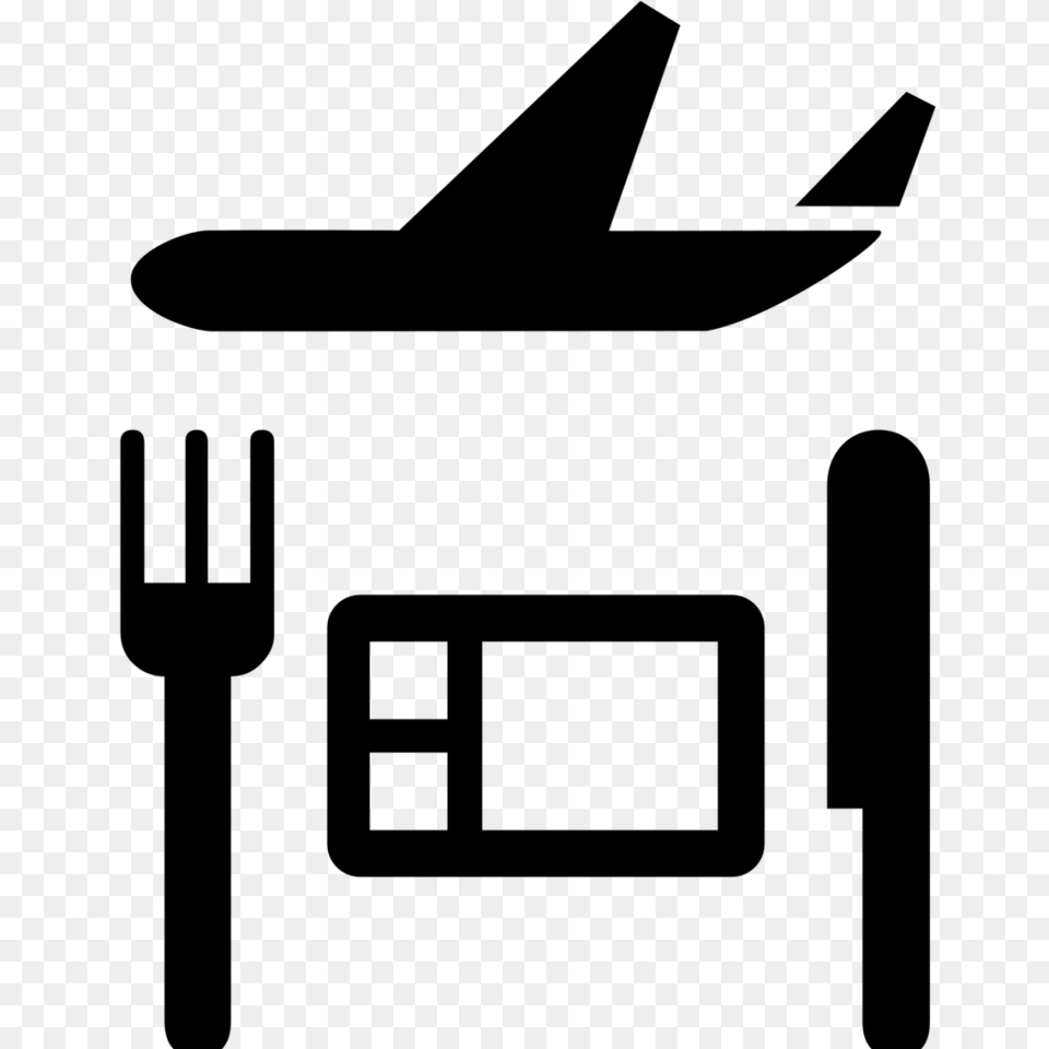 Throwback A History Of Airline Food, Gray Free Transparent Png