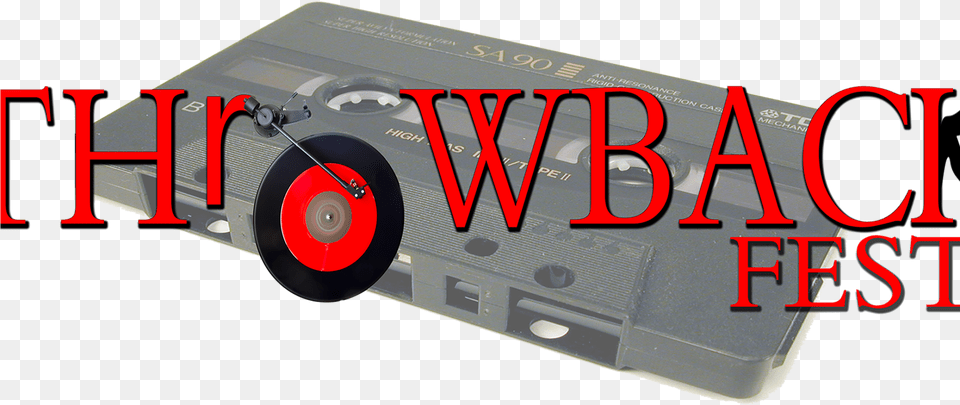 Throwback Concert Logo Download Data Storage Device, Machine, Wheel, Cassette Png Image