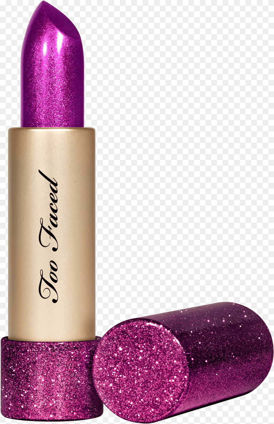 Throwback Metallic Lipstick Too Faced Throwback Lipstick That Girl, Cosmetics, Bottle, Perfume Png Image