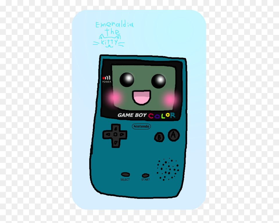 Throwback Thursday Kawaii Gameboy Color Weasyl, Electronics, Computer Hardware, Hardware, Monitor Free Png Download