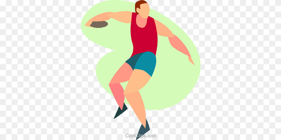 Throwing A Discus Royalty Free Vector Clip Art Illustration, Water Sports, Leisure Activities, Water, Swimming Png