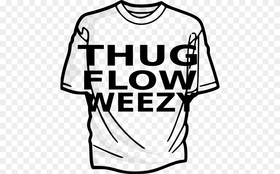 Thug Clipart T Shirt Clip Art, Clothing, T-shirt, Adult, Male Free Png