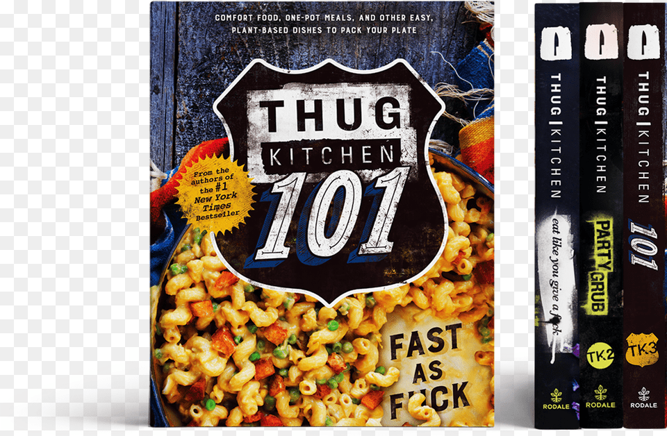 Thug Kitchen Book Spine, Advertisement, Poster, Food, Pasta Free Png Download