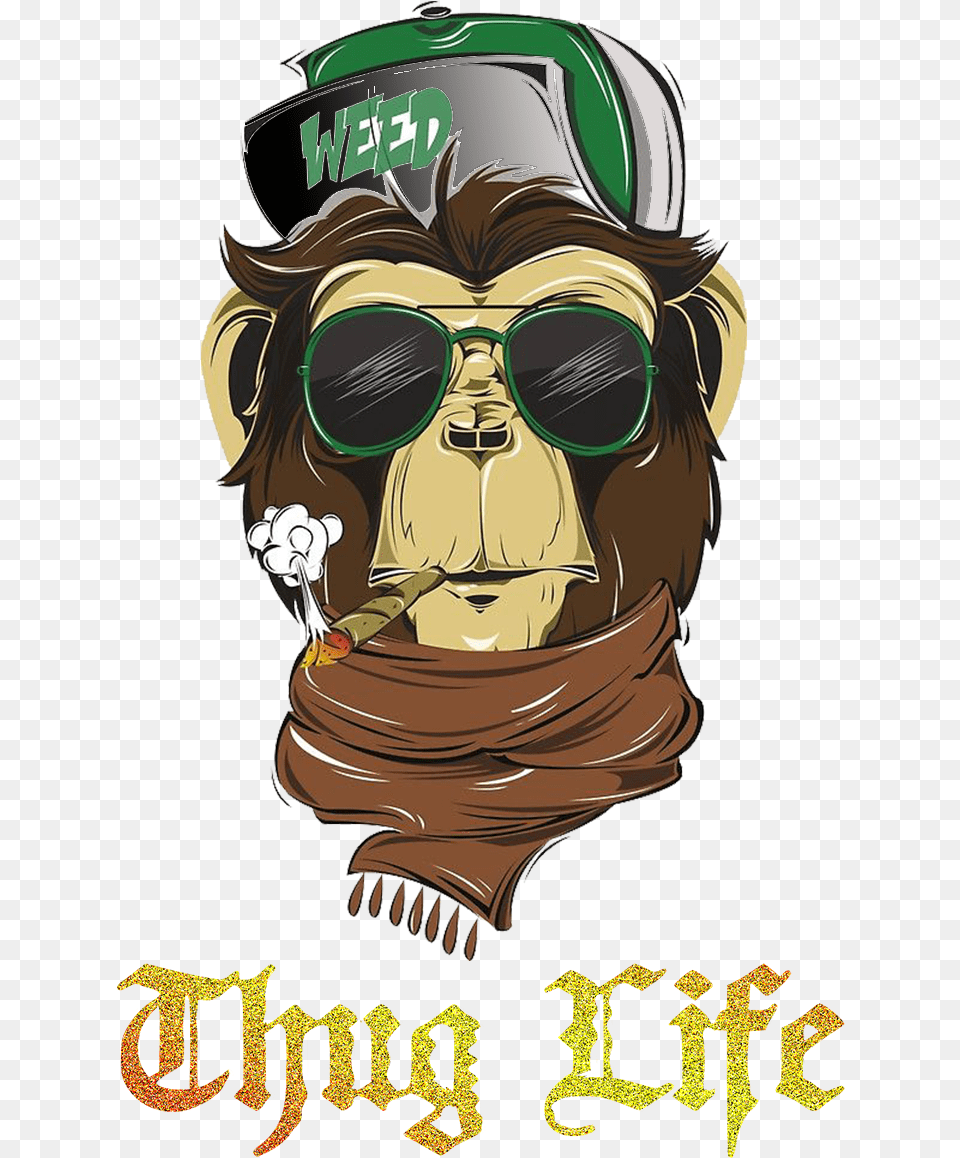 Thug Life, Accessories, Publication, Sunglasses, Book Free Png
