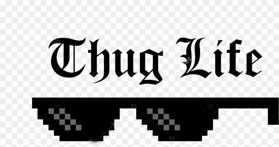 Thug Life, Text Free Transparent Png