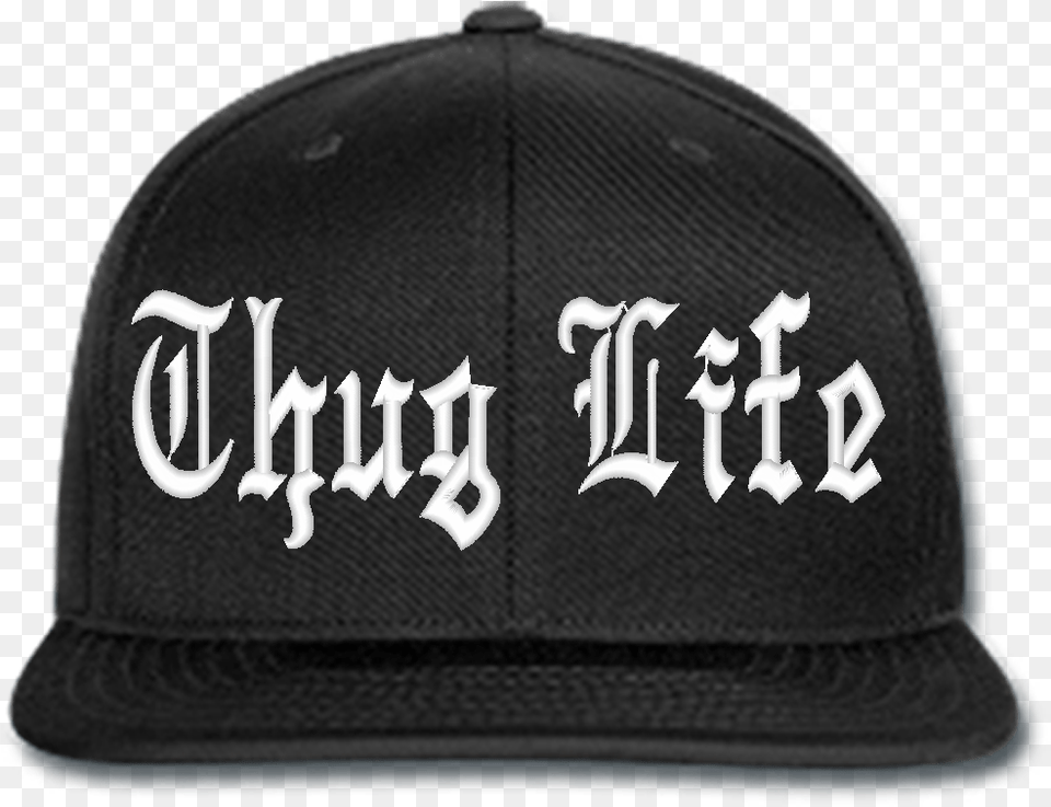 Thug Life Black Cap Thug Life Cap, Baseball Cap, Clothing, Hat Free Transparent Png