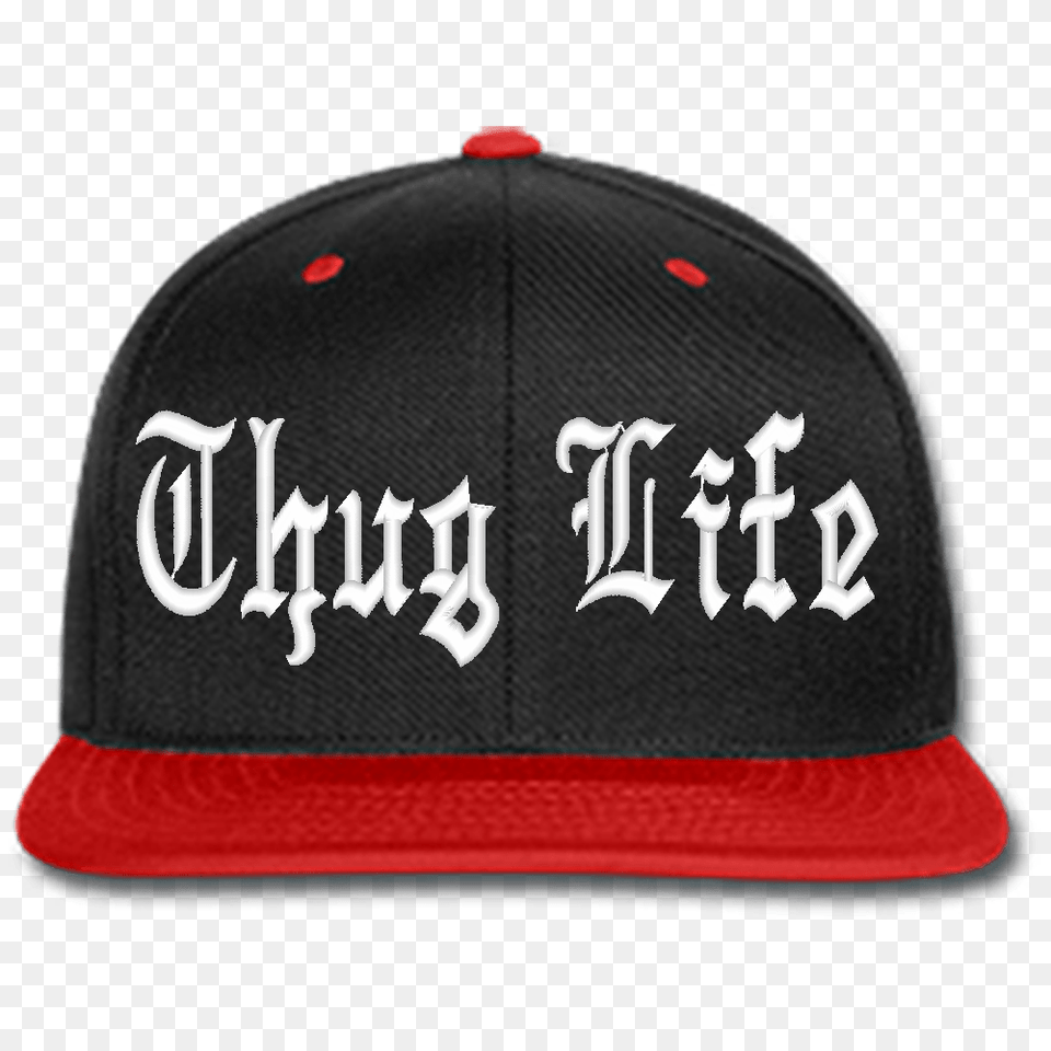 Thug Life Black Hat, Baseball Cap, Cap, Clothing, Hardhat Free Transparent Png