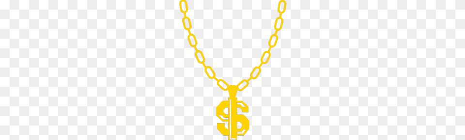 Thug Life Chain Dollar Sign, Accessories, Jewelry, Necklace Png Image