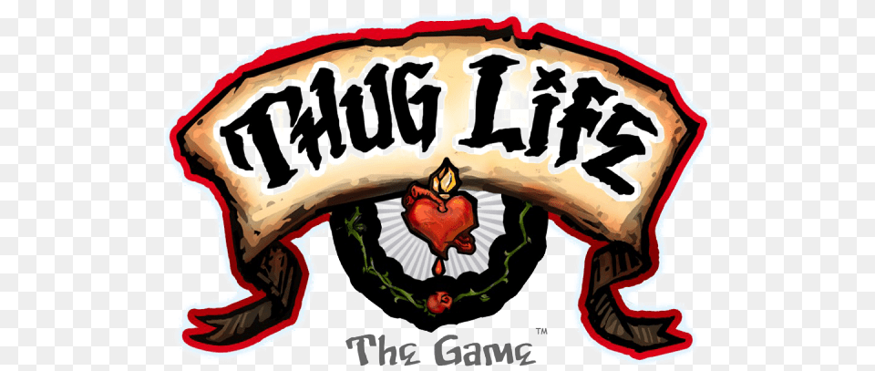 Thug Life Clipart Logo Thug Life, Food, Ketchup, Person Free Transparent Png
