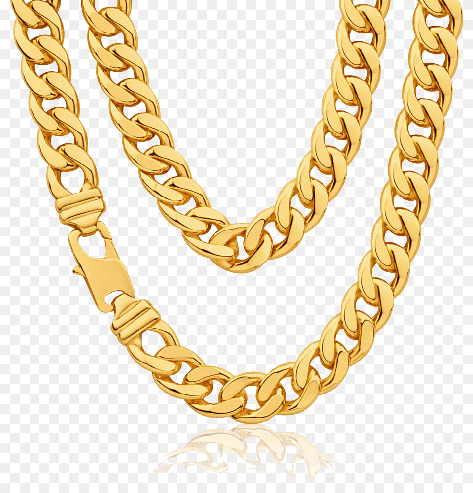 Thug Life Gold Chain Clipart Gold Chain Necklace, Accessories, Jewelry Png Image
