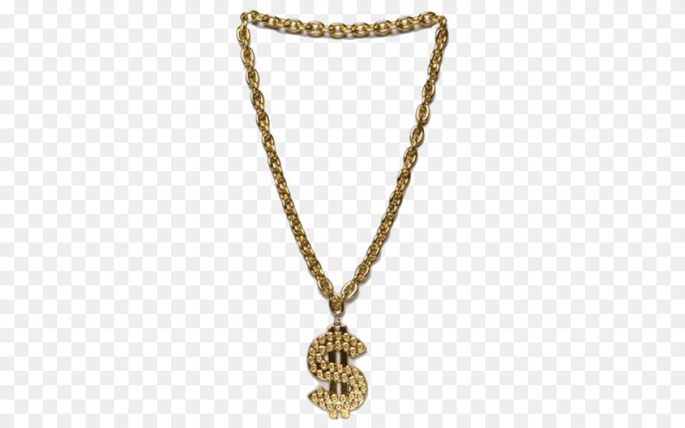 Thug Life Gold Chain Transparent, Accessories, Jewelry, Necklace, Pendant Png Image