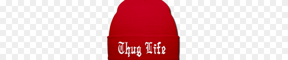 Thug Life Hat Image, Beanie, Cap, Clothing Free Png