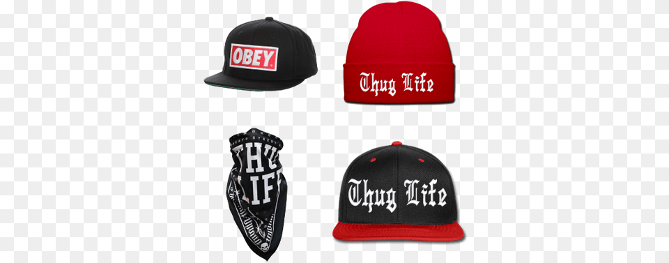 Thug Life Hats And Bandanas Obey, Baseball Cap, Cap, Clothing, Hat Png Image