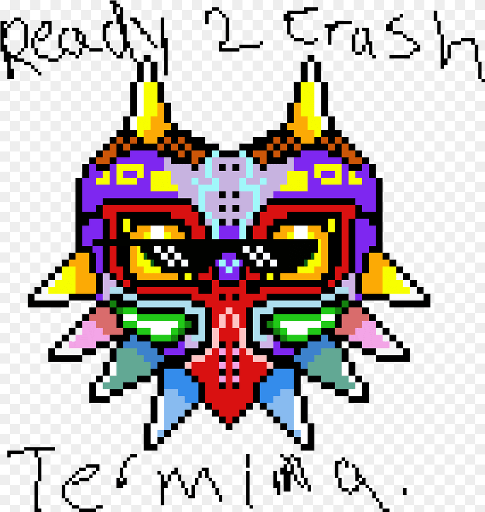 Thug Life Majoraquots Mask Pixel Art Zelda Majora39s Mask Free Png