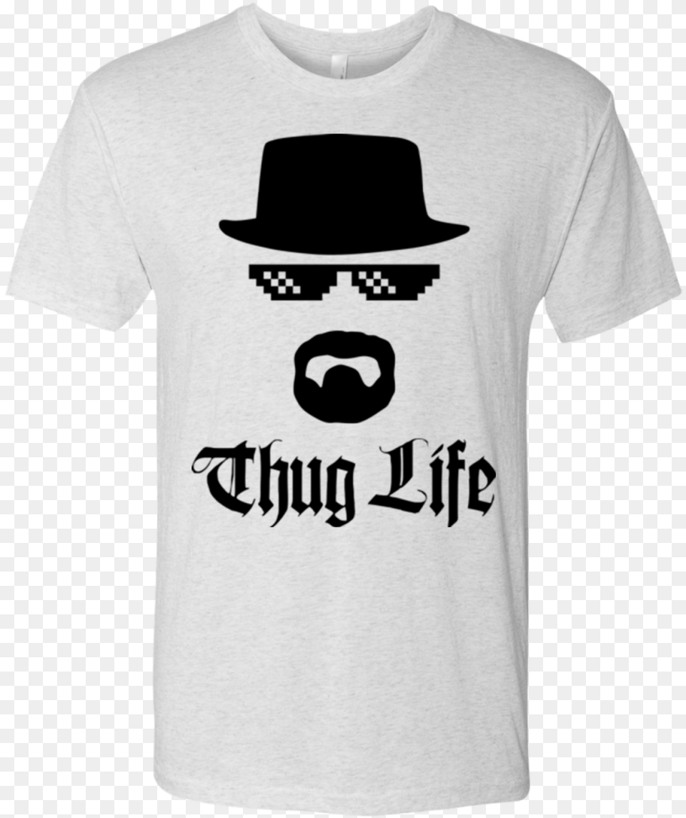 Thug Life Men S Triblend T Shirt Thug Life, Clothing, T-shirt, Adult, Hat Free Transparent Png