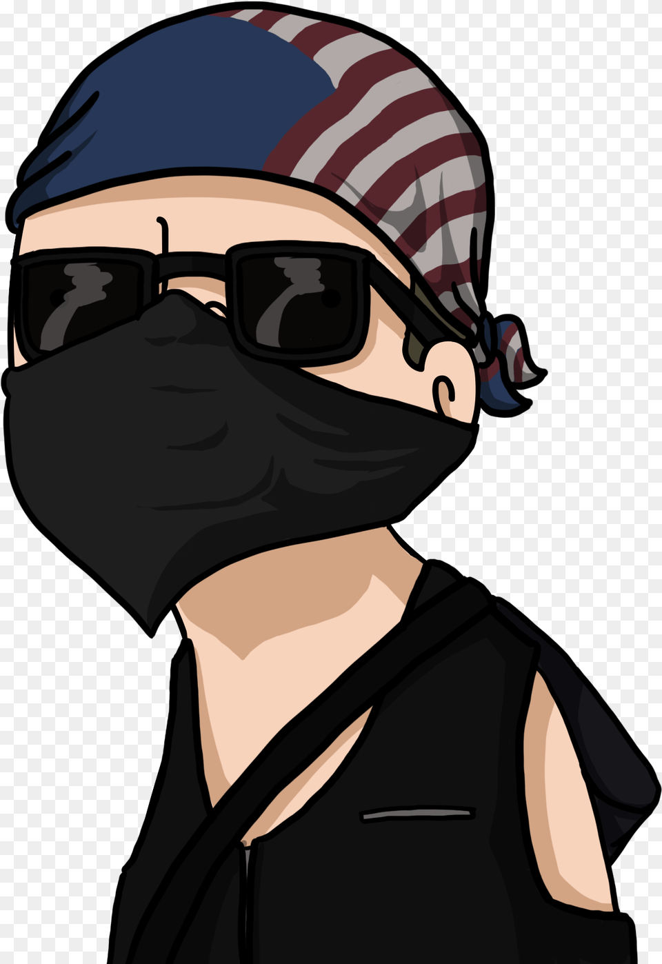 Thug Life Photo Cartoon, Accessories, Person, Headband, Female Free Transparent Png