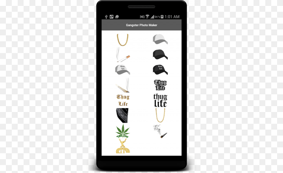 Thug Life Photo Sticker Editor Download Apk For Android Android, Accessories, Necklace, Jewelry, Person Free Transparent Png