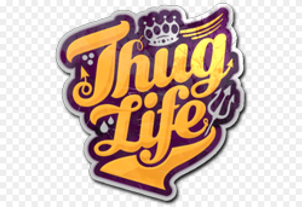Thug Life Sticker Csgo, Text Free Png