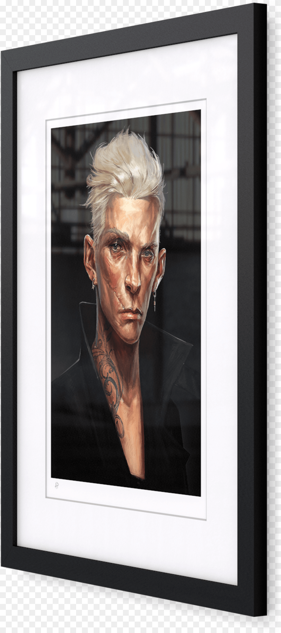 Thug Life Tattoo, Portrait, Photography, Person, Face Png Image