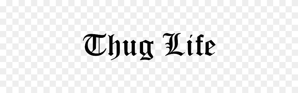Thug Life Text, Green, Logo Free Png Download