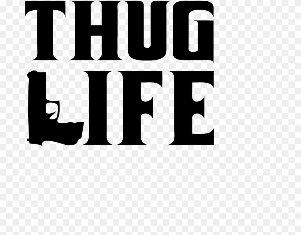 Thug Life Transparent, Text, Blackboard Free Png Download
