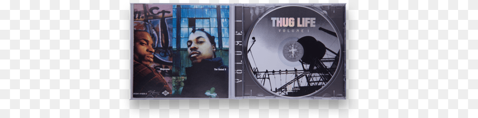 Thug Life Vol 1 Cd Tupac Flipping Off, Adult, Male, Man, Person Free Png Download