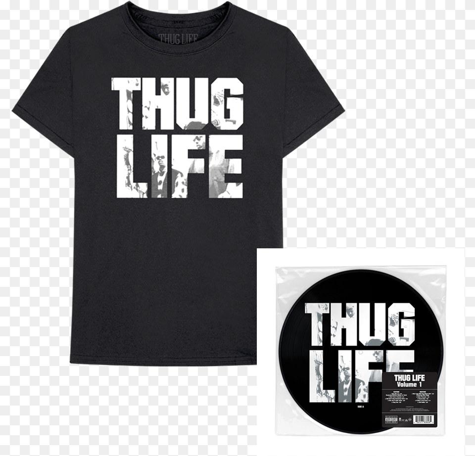 Thug Life Volume, Clothing, T-shirt, Person, Shirt Png Image