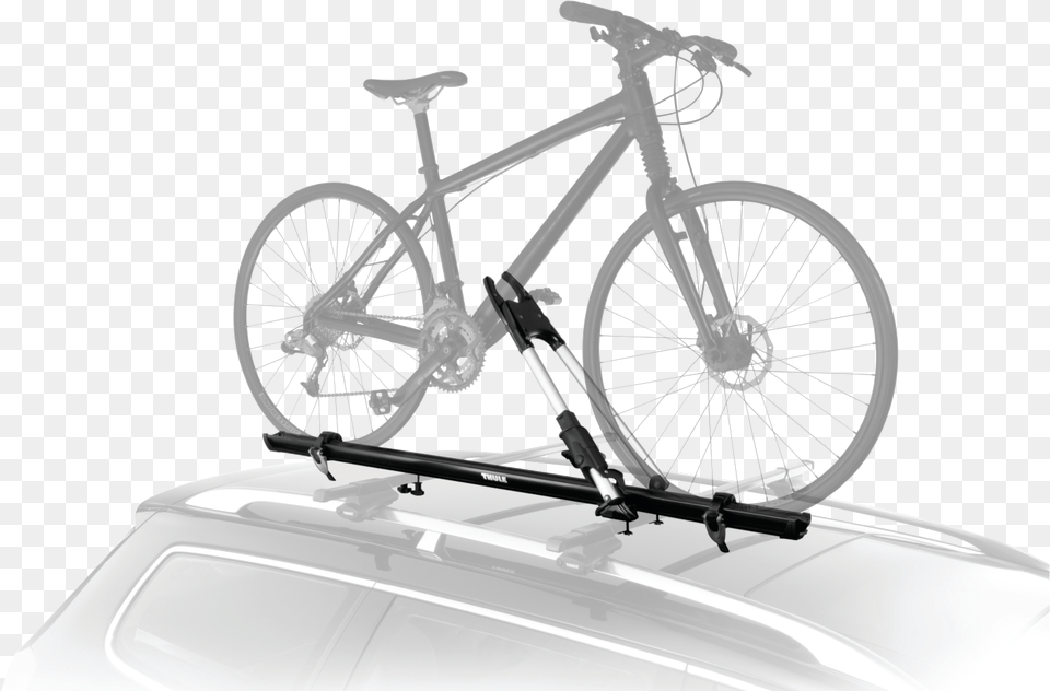 Thule 599xtr Big Mouth Upright Bike Rack, Furniture, Machine, Wheel, Bicycle Png Image