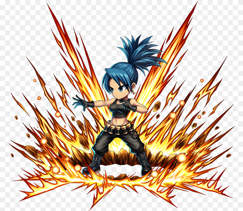 Thum Navi Chara10 King Of Fighters Brave Frontier, Publication, Book, Comics, Adult Free Png