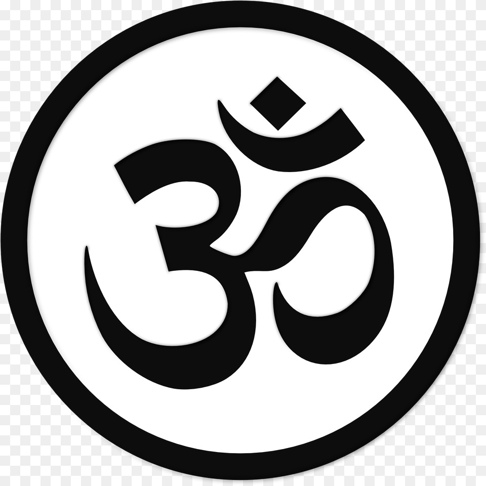 Thumb Aum Hinduism Symbol, Disk, Text, Stencil Png