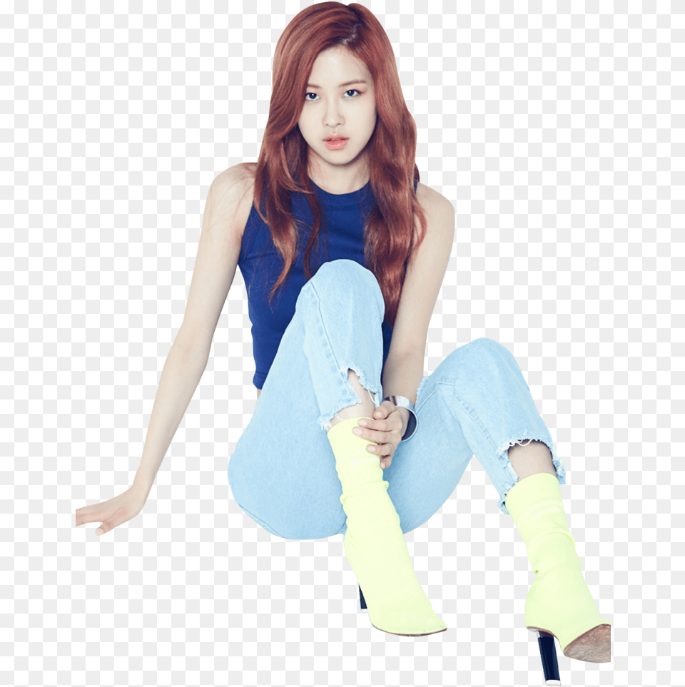 Thumb Blackpink Rose, Pants, Clothing, Person, Girl Free Png Download
