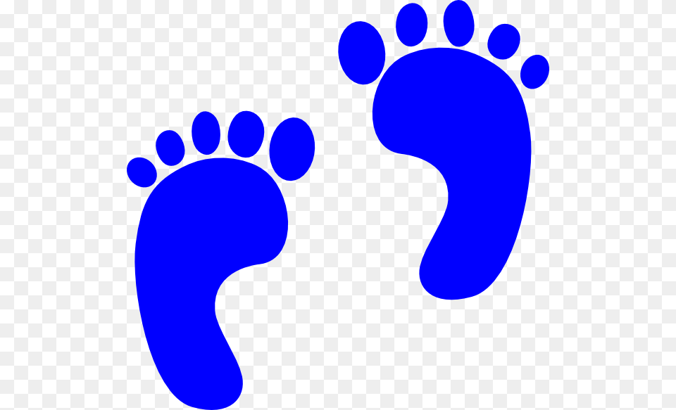 Thumb Blue Footprints Clipart, Footprint Free Png Download