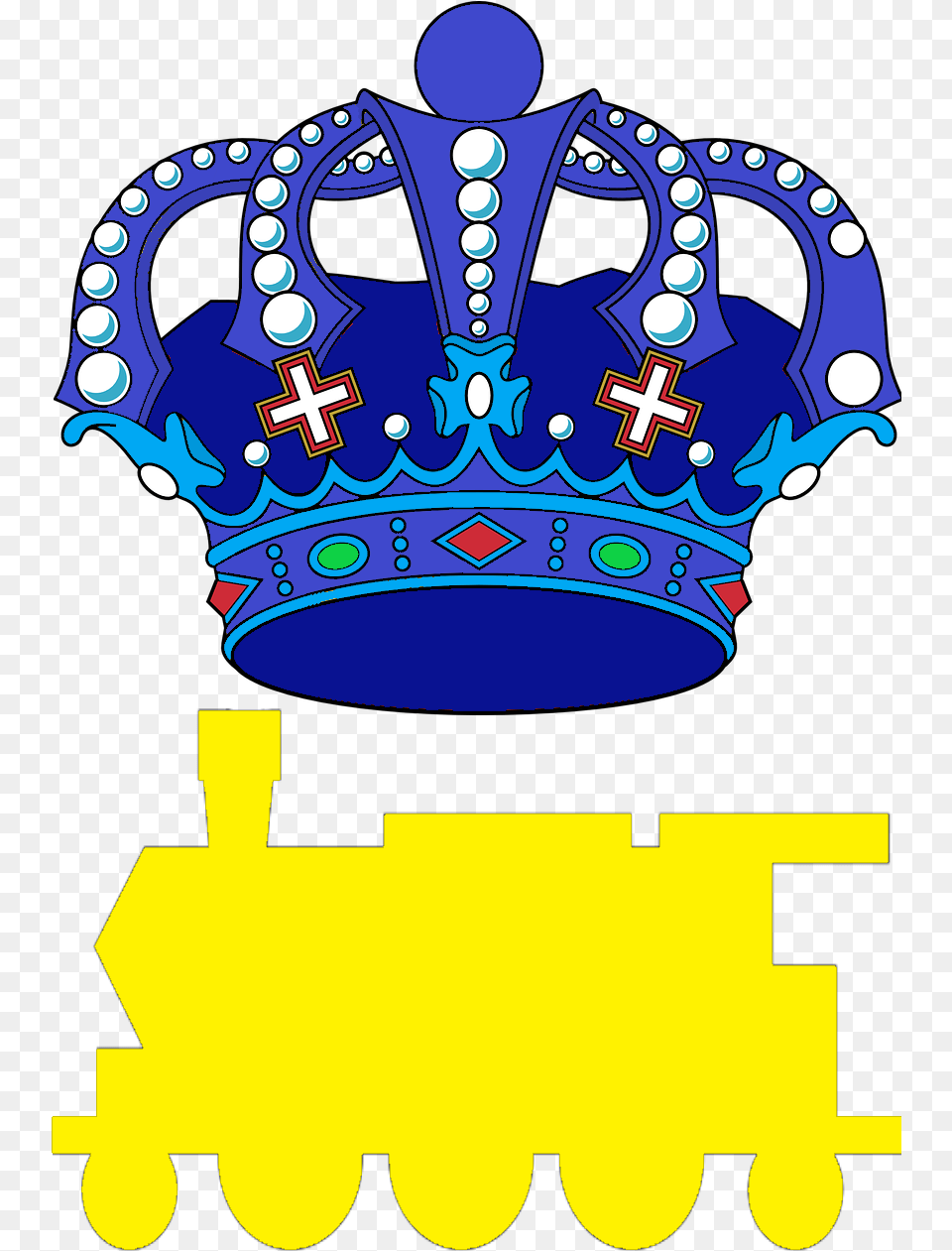 Thumb Blue Royal Crown, Accessories, Jewelry Free Png Download