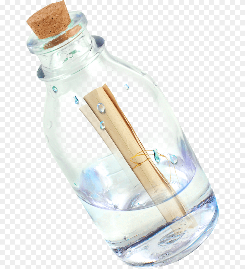 Thumb Bottle With Message, Jar, Shaker, Glass Png Image