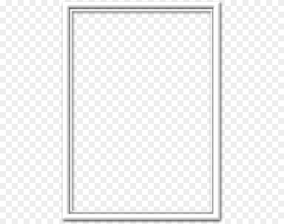 Thumb Cadre Photo Blanc, Electronics, Screen, Blackboard, Computer Hardware Png Image