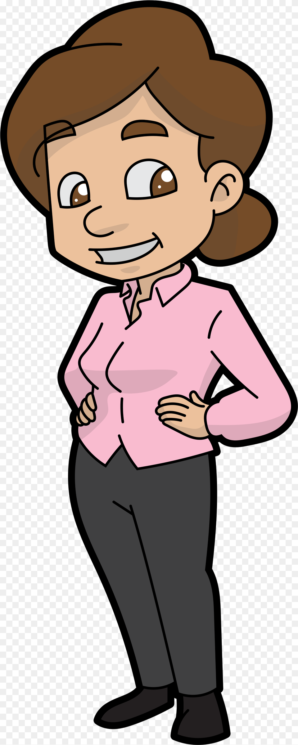 Thumb Cartoon Pictures Of Mom, Baby, Person, Book, Comics Free Transparent Png