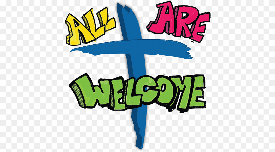 Thumb Catholic All Are Welcome, Sword, Weapon Free Png