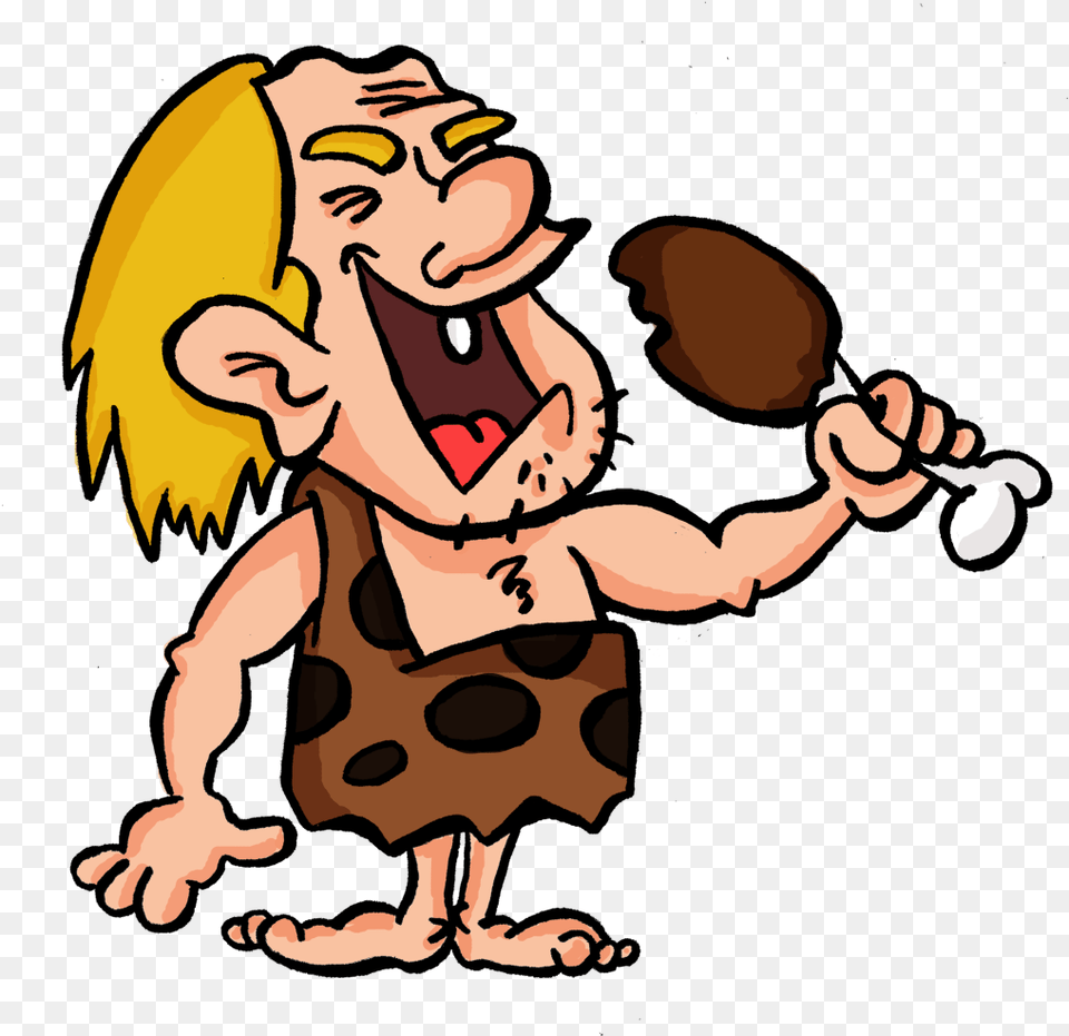 Thumb Caveman, Baby, Person, Cartoon Png Image