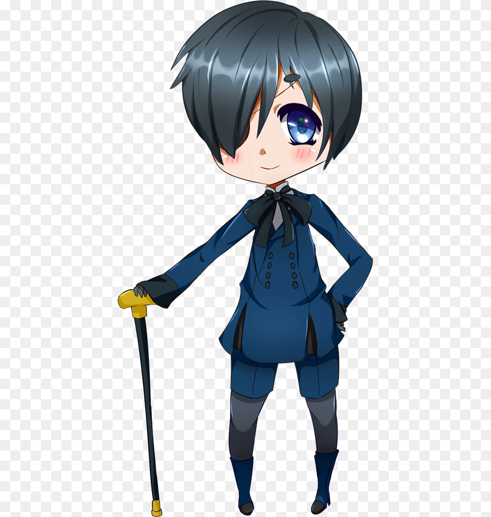 Thumb Ciel Phantomhive Chibi, Book, Comics, Publication, Baby Free Transparent Png